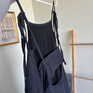 KOTN Black/Grey Sleeveless Dress